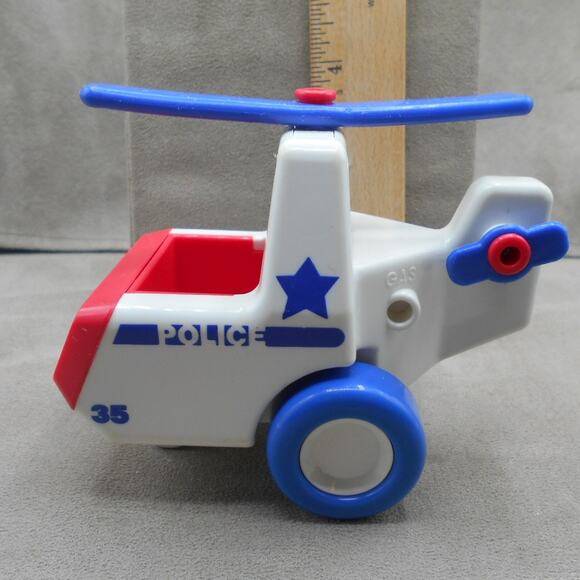 Vintage 1988 My First Tonka Police Helicopter #309 Preschool Toy - Picture 4 of 7
